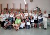 grup de gimnàstica amb el diploma