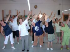 Clase de gimnasia